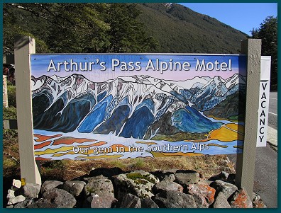 Welcome to Arthur's Pass Alpine Motel